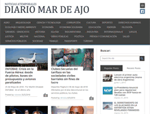 Tablet Screenshot of diariomardeajo.com.ar